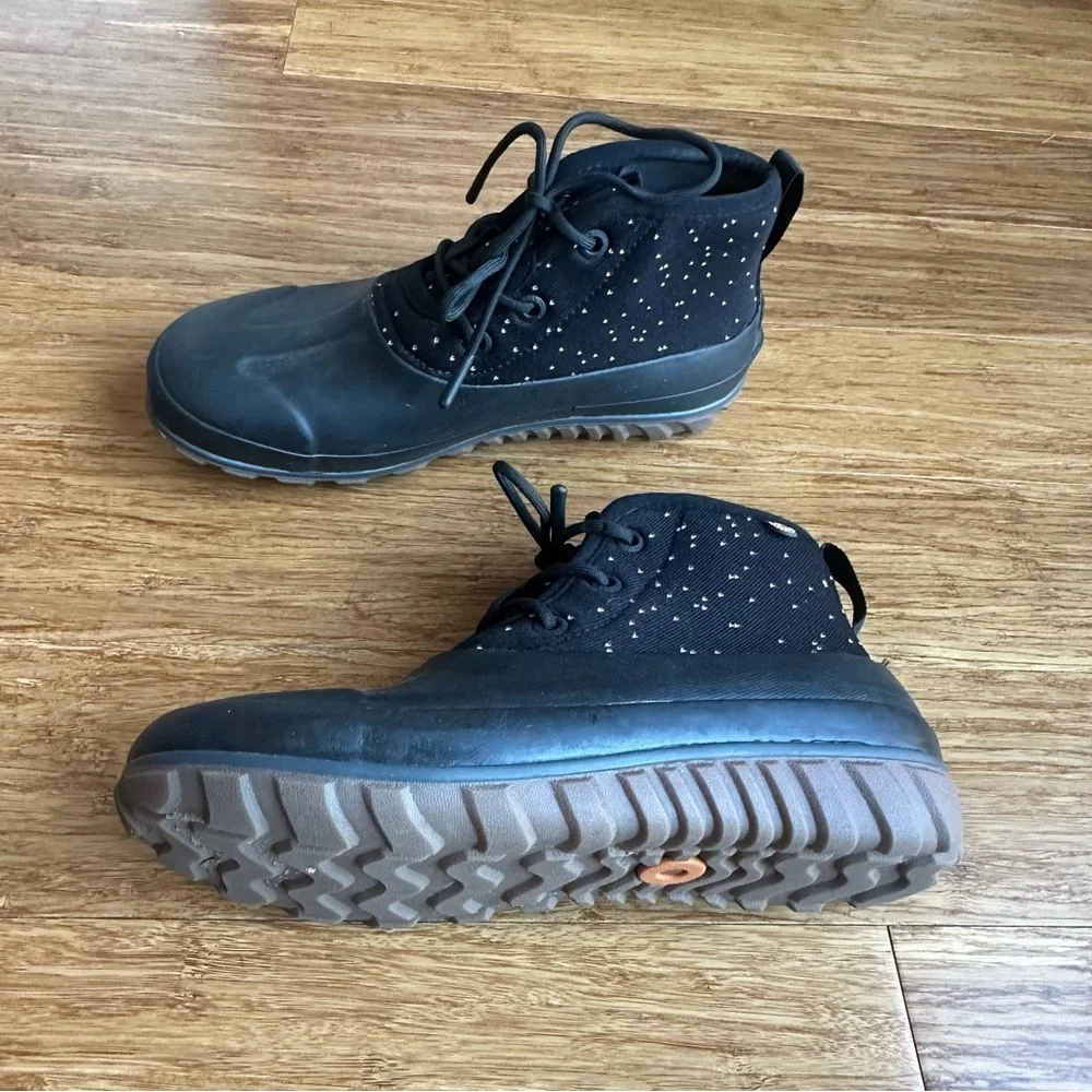 BOGS Women's‎ 7 Classic Casual Lace Speckle Waterproof Short Boots